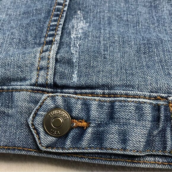HUDSON DENIM TRUCKER JACKET - Picture 6 of 8